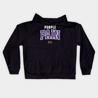 Purple Pain Football BAL Kids Hoodie